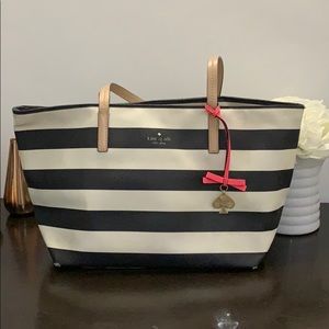 Kate Spade striped tote